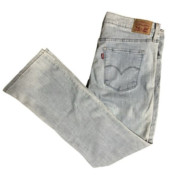 Levis 315 Jeans Women 33” Light Wash Shaping Bootcut Mid Stretch Denim 33X29 - Picture 4 of 10